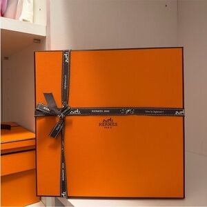 Hermès Empty Box with Ribbon